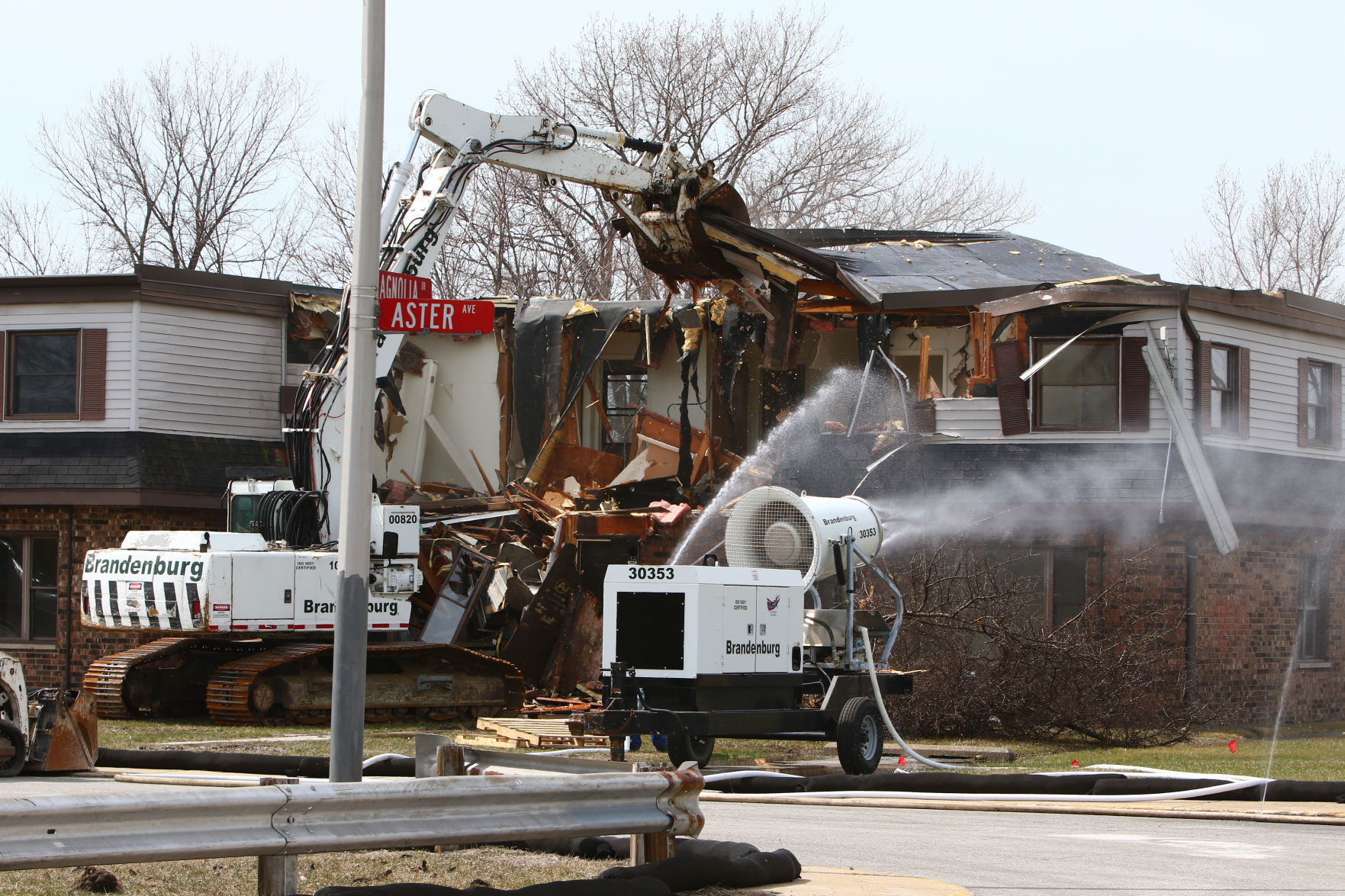 Gallery: Demolition begins on West Calumet Housing Complex